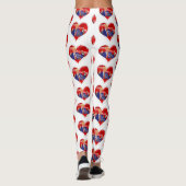 heureux valentines day donald trump leggings (Dos)