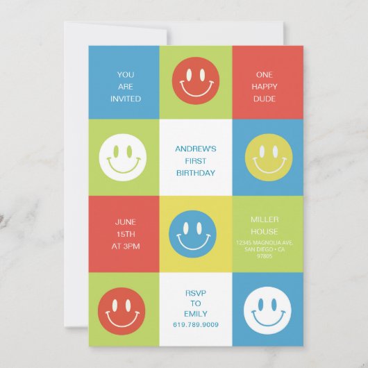 HEUREUX VISAGE ・ HEUREUSE INVITATION DUDE (Devant)