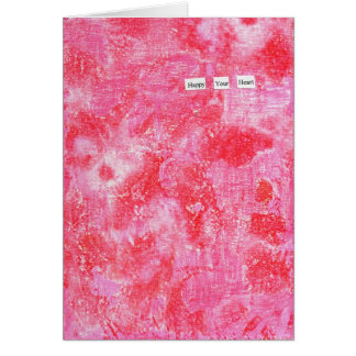 Heureux votre carte de coeur