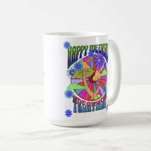 HEUREUX WEEKEND MUG (Devant droit)
