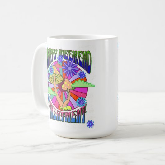 HEUREUX WEEKEND MUG (Devant gauche)