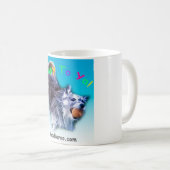 Heureux Ya ! 11 oz de mug (Devant droit)