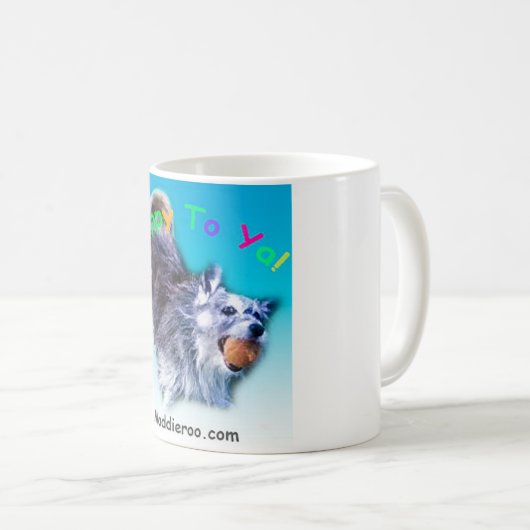 Heureux Ya ! 11 oz de mug (Devant droit)