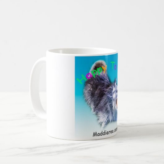 Heureux Ya ! 11 oz de mug (Devant gauche)