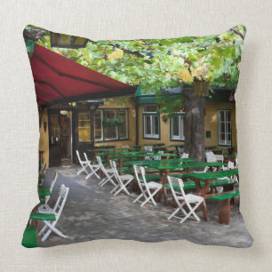 Heuriger in Grinzing wenen Oostenrijk Kussen