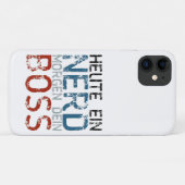 Heute ein Nerd, morgen dein Boss Case-Mate iPhone Case (Achterkant (horizontaal))