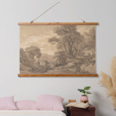 heuvelachtig landschap |  kunstdruk. 0022 hangend wandkleed (Slaapkamer)