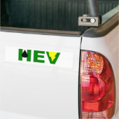 HEV - groen licht V Bumpersticker (Op Truck)