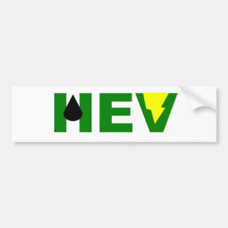 HEV groene bliksem V Bumpersticker
