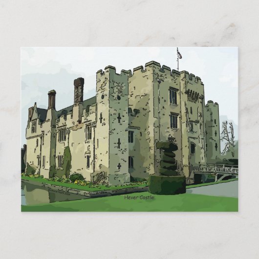 Hever Castle Design 2 Briefkaart (Voorkant)