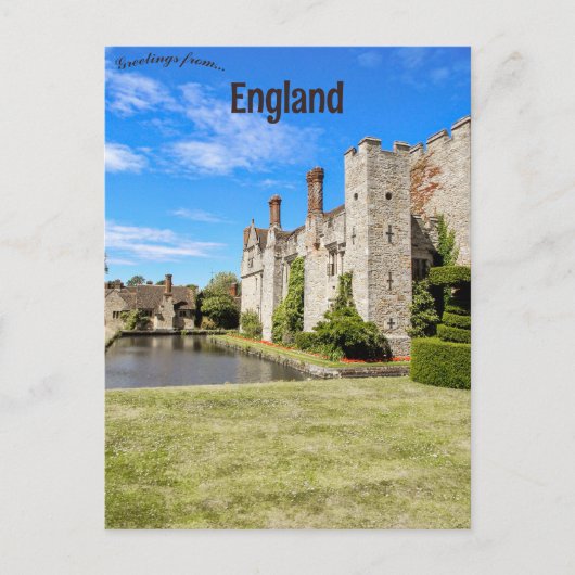 Hever Castle en Gardens Edenbridge Engeland Briefkaart (Voorkant)