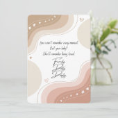 Hevig, dagelijks, diep - Kaart voor een nieuwe mam (Staand voorkant)