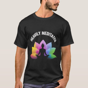 Hevig Gemediteerde Yoga Lotus Ontspan Lance Zen Sp T-shirt
