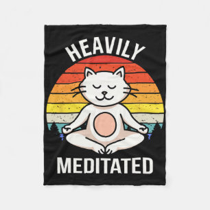 Hevig Gemediteerde Yoga Meditatie Spiritueel Buddh Fleece Deken