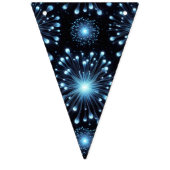 Hevig vuurwerk vlaggetjes (Eerste vlag)