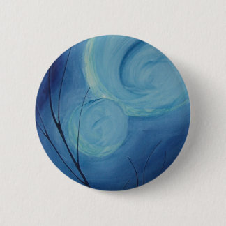 hevige blauwe ogen ronde button 5,7 cm