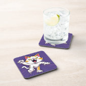 Hevige kat bier onderzetter (Rechterzijde)