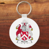 Hewitt Family Crest Sleutelhanger (Voorkant)