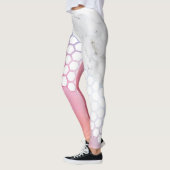 Hex Aquarelle Marbre Sport Leggings (Gauche)