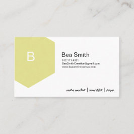 Hex Confetti - Citron Visitekaartje