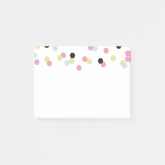Hex Confetti - Post it Notes (Voorkant)