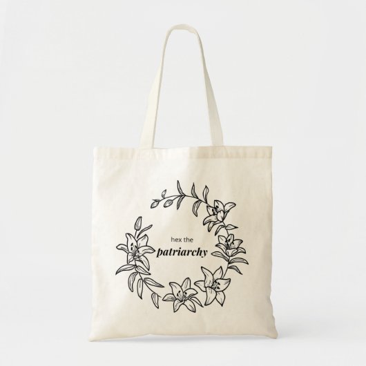 Hex de patriarchale Canvas tas (Voorkant)