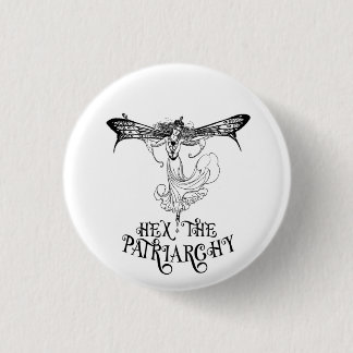 Hex De Patriarchie Heks Ronde Button 3,2 Cm