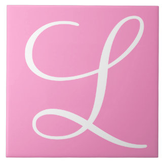 Hex ff99cc Colour Number Monogram keramische Tegel Tegeltje