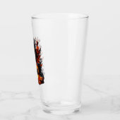 Hex, het Halloween zwarte kat T-shirt Glas (Links)