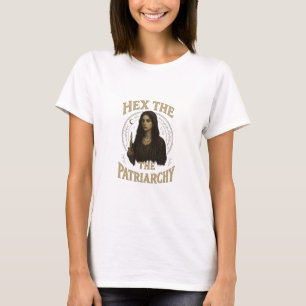 Hex het Patriarchaat – Wiccaanse Heks Illustratie T-shirt