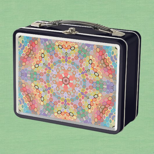 Hex Mandala Regenboog
