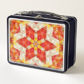 Hex Mandala Rood en Geel (Voorkant)