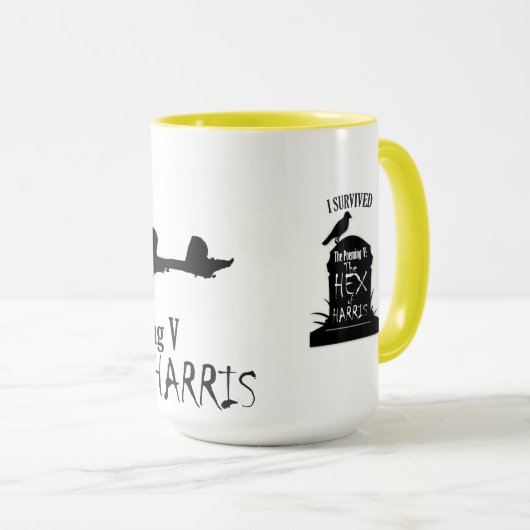 Hex of Harris mug avec les DEUX LOGOS! (Devant droit)