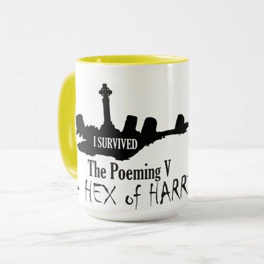 Hex of Harris mug avec les DEUX LOGOS! (Devant gauche)