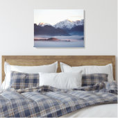 Hex River Mountains op zonsondergang, Westerne Kaa Canvas Afdruk (Insitu (Slaapkamer))