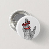 hex ronde button 3,2 cm (Voorkant /achterkant)