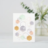 Hex Scatter Briefkaart (Staand voorkant)