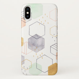 Hex Scatter iPhone X Hoesje