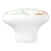 Hex Scatter Keramische Knop (Zijkant)