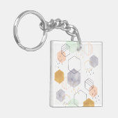 Hex Scatter Sleutelhanger (Voorkant Links)