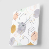 Hex Scatter Vierkante Klok (Hoek)