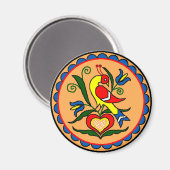 Hex Sign Dutch Bird Magneet (Voorkant / Achterkant)