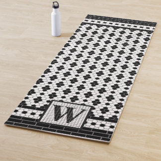 Hex Tegel Print Monogram Yogamat