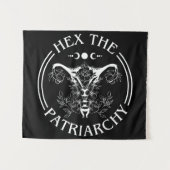 Hex the Patriarchy Wandkleed (Voorkant (horizontaal))