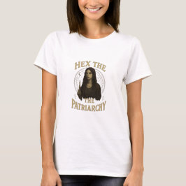 Hex the Patriarchy – Wiccan Witch Illustration  T-shirt