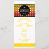 Hexa Honeycomb Apiary Honey Bee Menu (Voorkant)