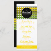 Hexa Honeycomb Appiary Honing Menu (Voorkant / Achterkant)