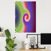 Hexacomb Spiral Poster (Thuiskantoor)