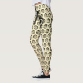 HexaFlow Mesh Leggings - Gras en Jaune (Gauche)