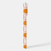 Hexagon abstract geometrical pattern en orange et (Côté droit)